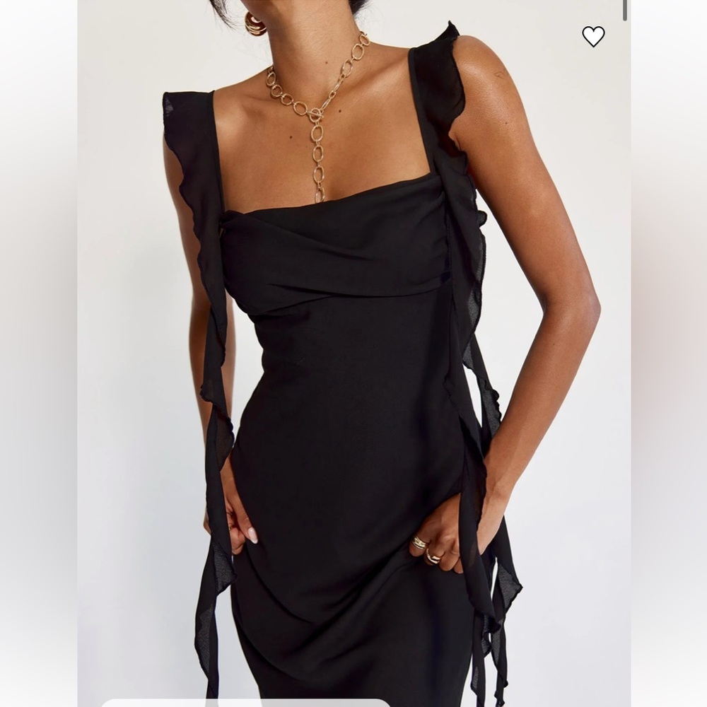 Princess Polly Black Strapless Dress